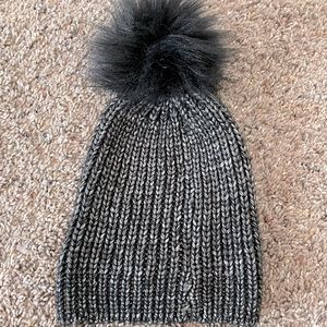 hat by lizette, black and silver